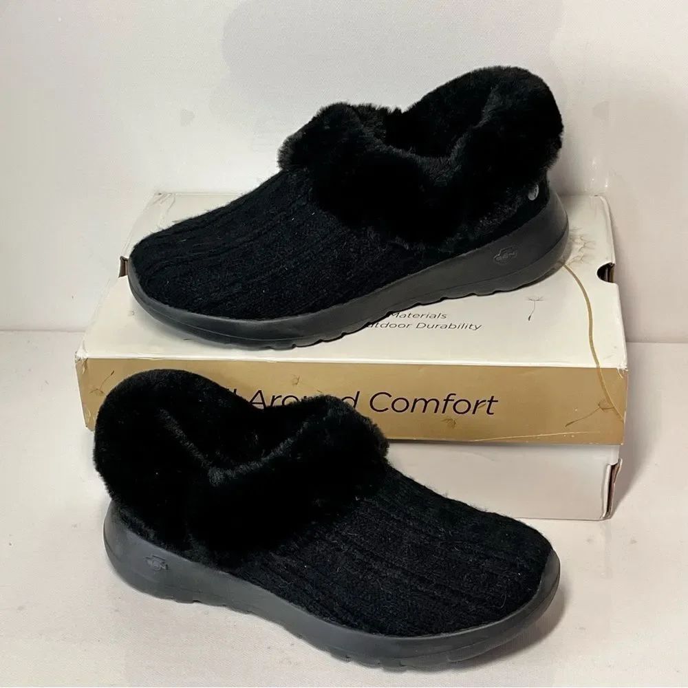 Skechers On-the -GO Snuggle Ready Washable Vegan Sweater Knit Slip-Ons